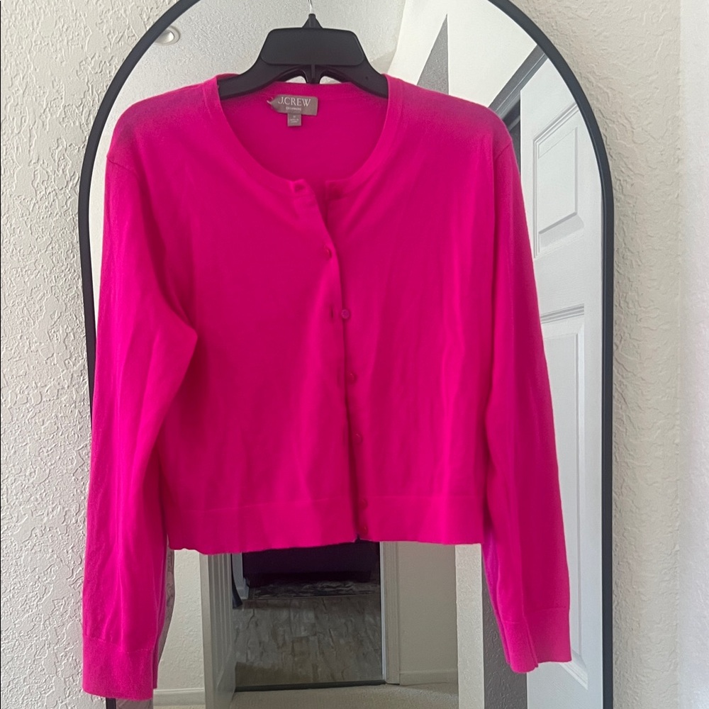 J. Crew pink cashmere sweater - Picture 3 of 4